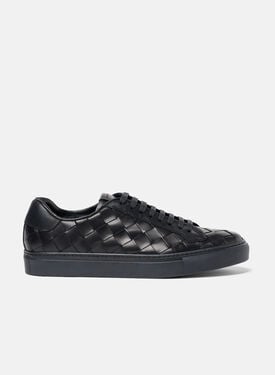 Ugo Black Woven Scarosso: Black Woven - Calf UGOSNEA