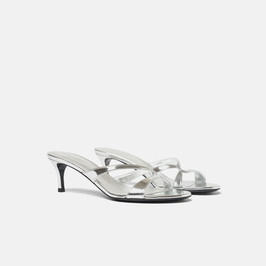 Pauli Silver Scarosso: Silver - Calf PAULISAND