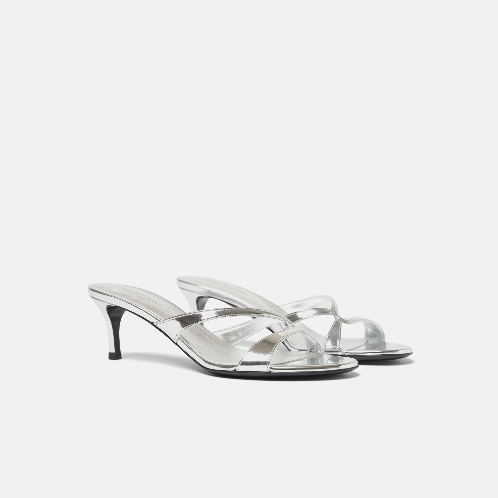 Pauli Silver Scarosso: Silver - Calf PAULISAND