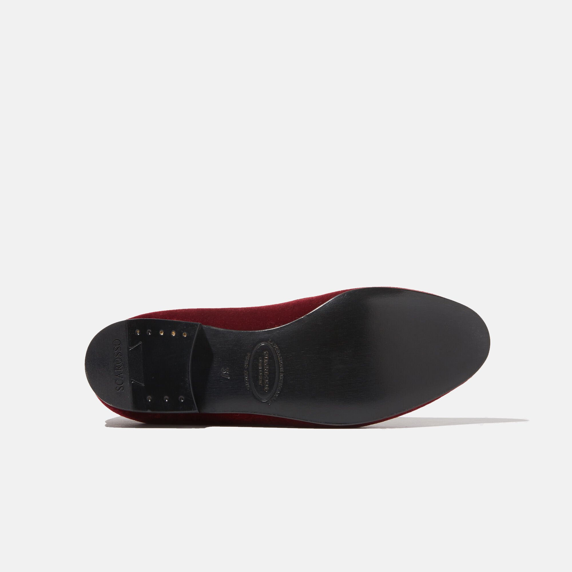 Scarosso Jordan Burgundy Velvet Burgundy - Velvet JORDANSLIP