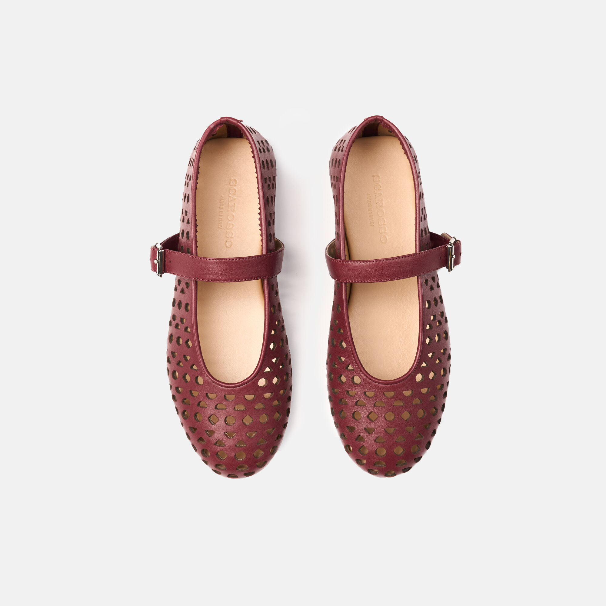 Evelyn Burgundy Scarosso: Burgundy - Calf EVELYNBALL