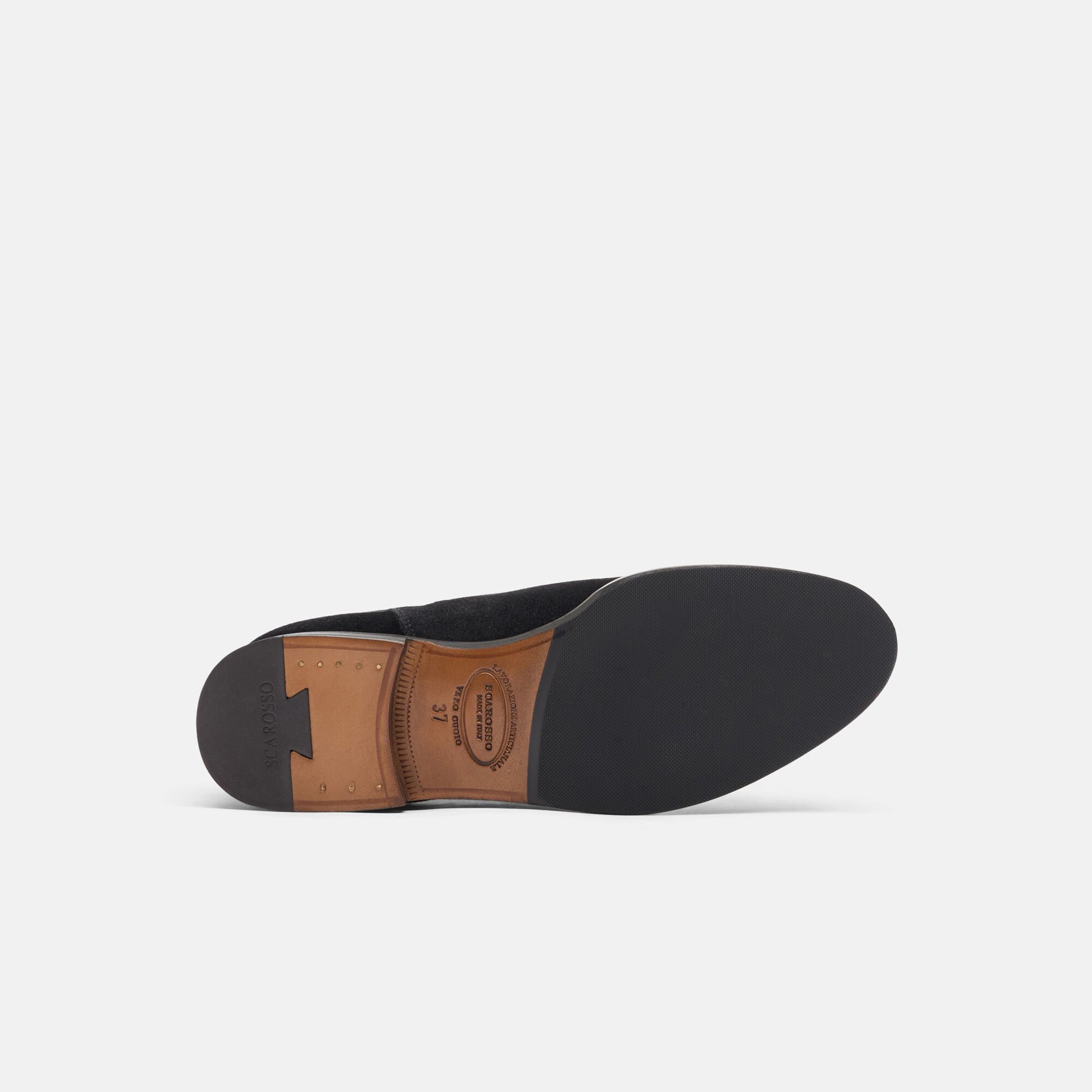 Scarosso Elena Black Suede Black - Suede ELENACHEL
