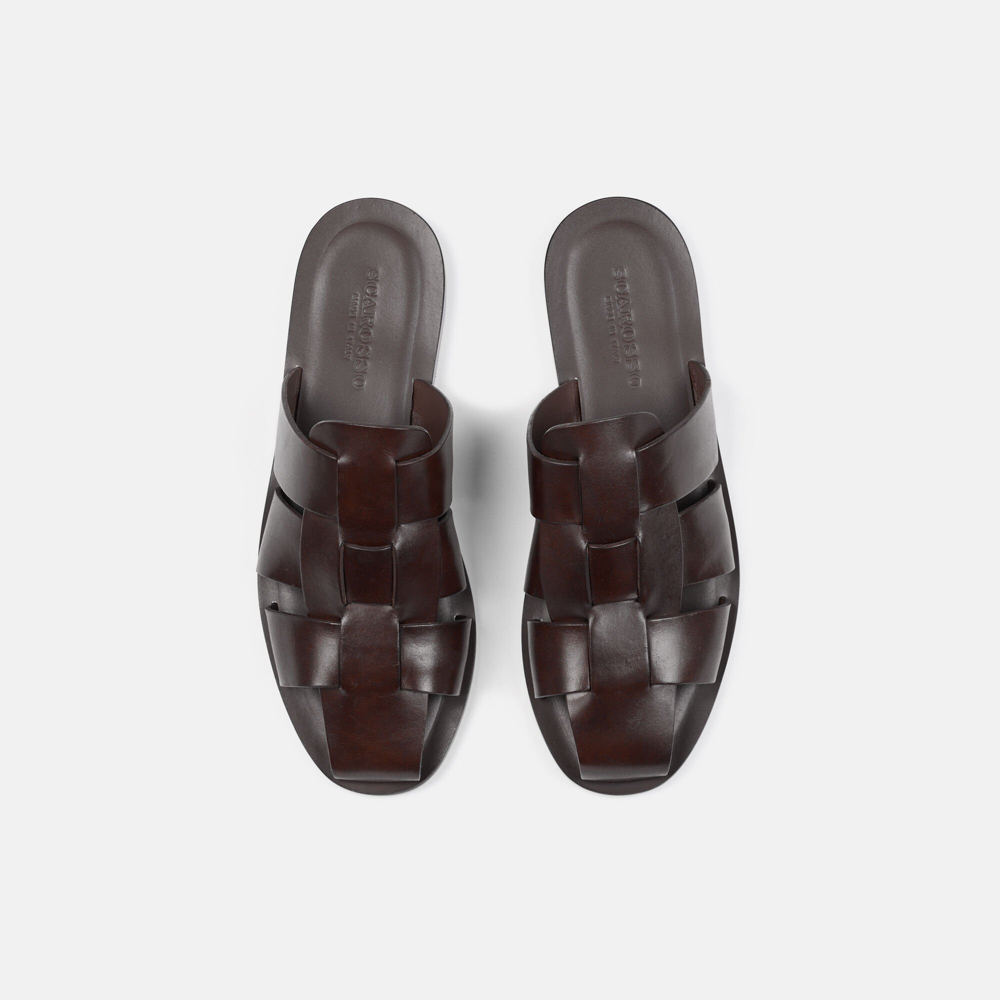 Perseo Brown Scarosso: Brown - Calf PERSEOMULE