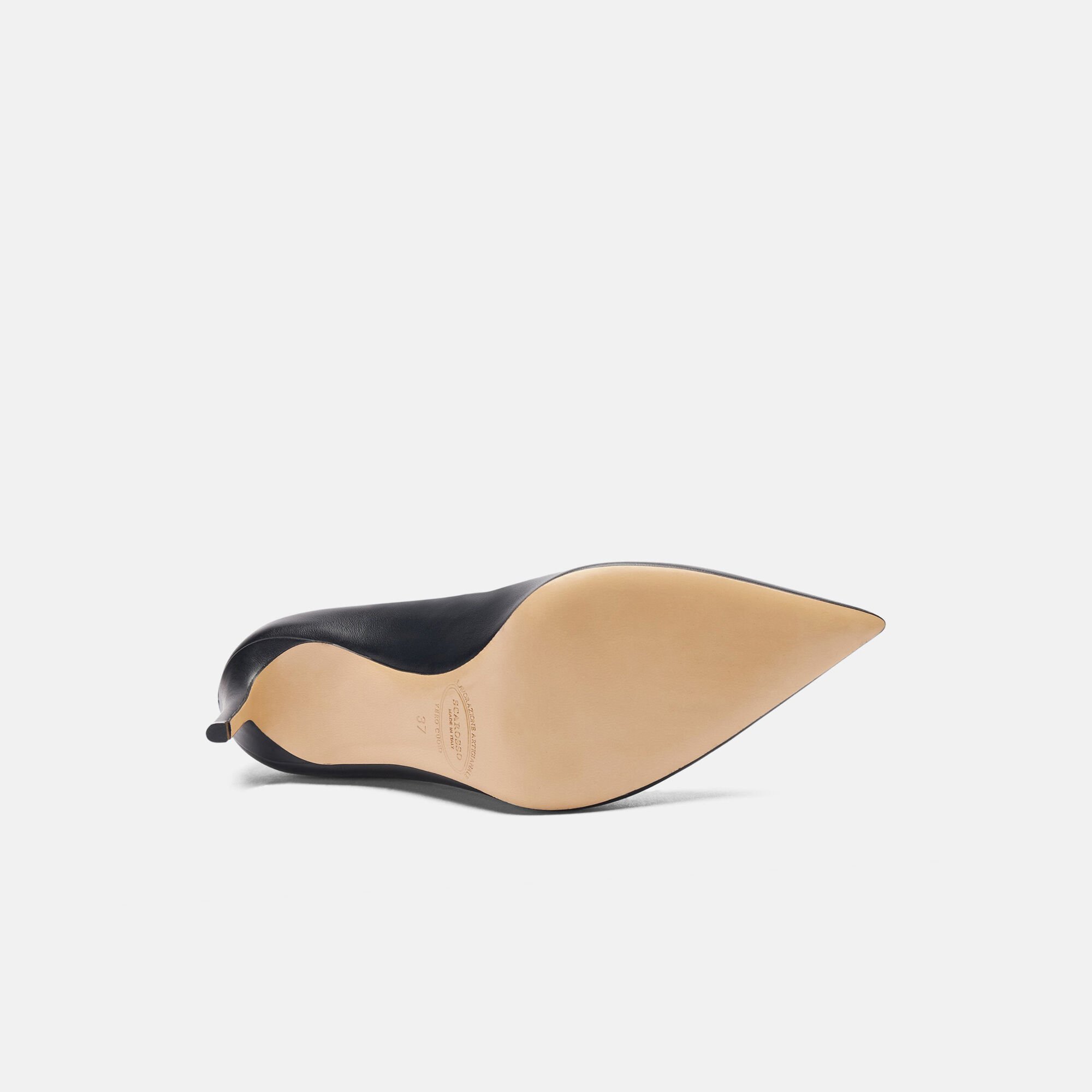 Scarosso Greta Noir Noir - Veau GRETAPUMP