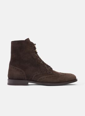 Scarosso Stefania Brown Suede Cognac - Calf LAURENBOOT