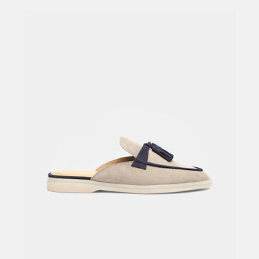 Scarosso Lucrezia Sand & Blue Suede Sand & Blue - Suede LUCREZIAMULE