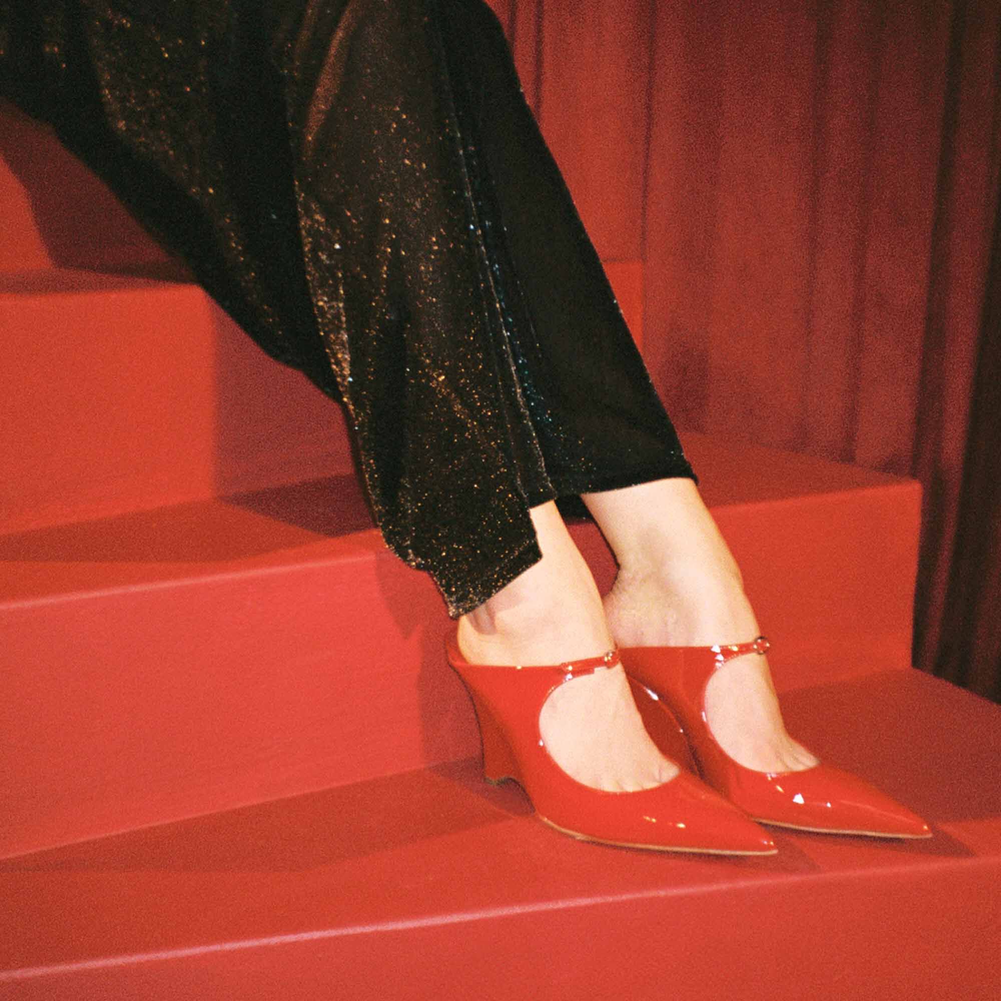Scarosso Marta II Rosso Vernice Rosso - Vernice MARTAIIPUMP