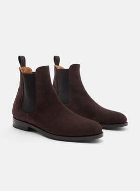 Elena Braun Veloursleder Scarosso: Braun - Veloursleder ELENACHEL