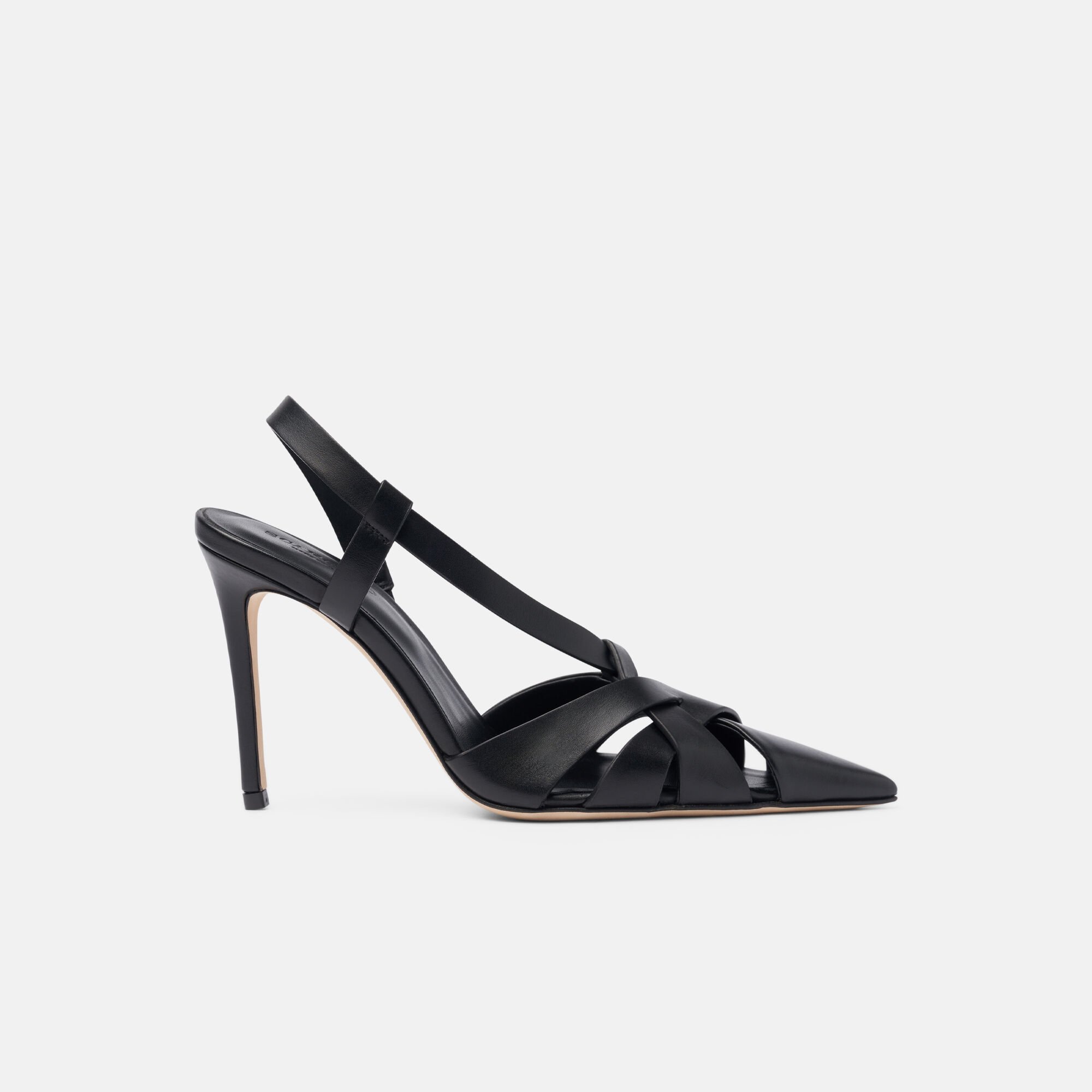 Scarosso Athena Noir Noir - Veau ATHENAPUMP