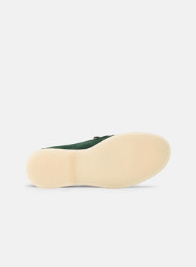Ludovica Girl Green Suede Scarosso: Green - Suede LUDOVICAKLOAF