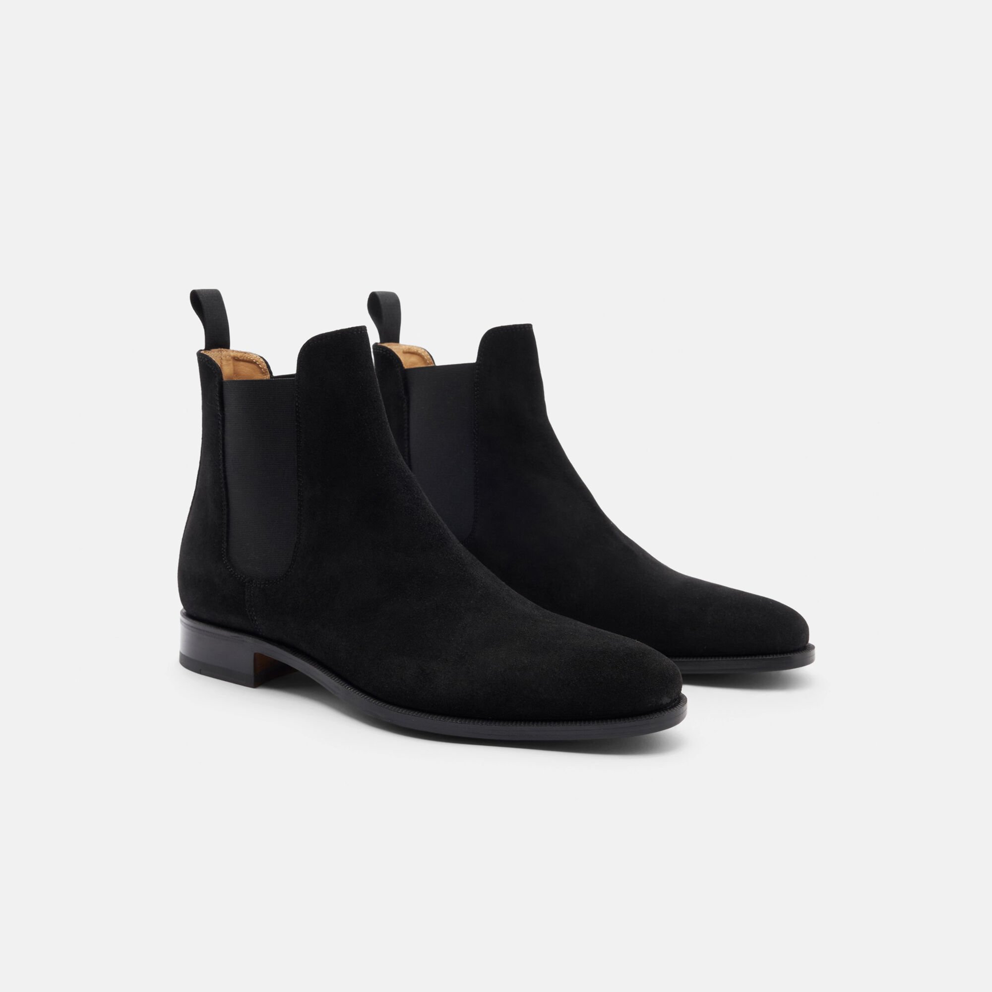 Scarosso Giancarlo Schwarz Veloursleder Schwarz - Veloursleder GIANCARLOCHEL