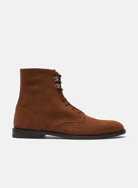 Scarosso Eva Braun Veloursleder Braun - Veloursleder EVABOOT
