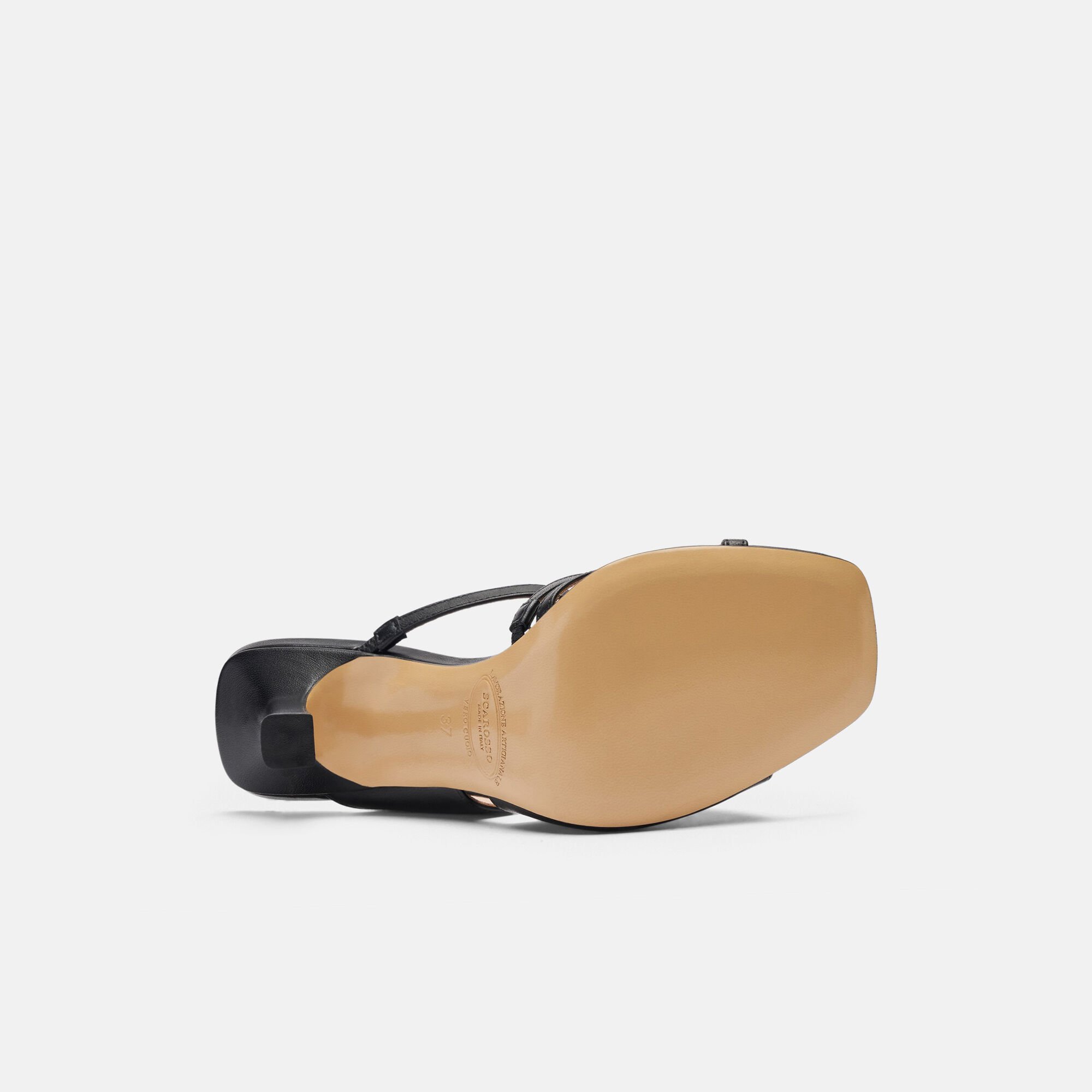 Scarosso Zoe Black Black - Calf ZOESAND