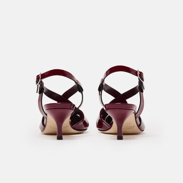 Scarosso Clio Burgundy Patent Burgundy - Patent CLIOPUMP