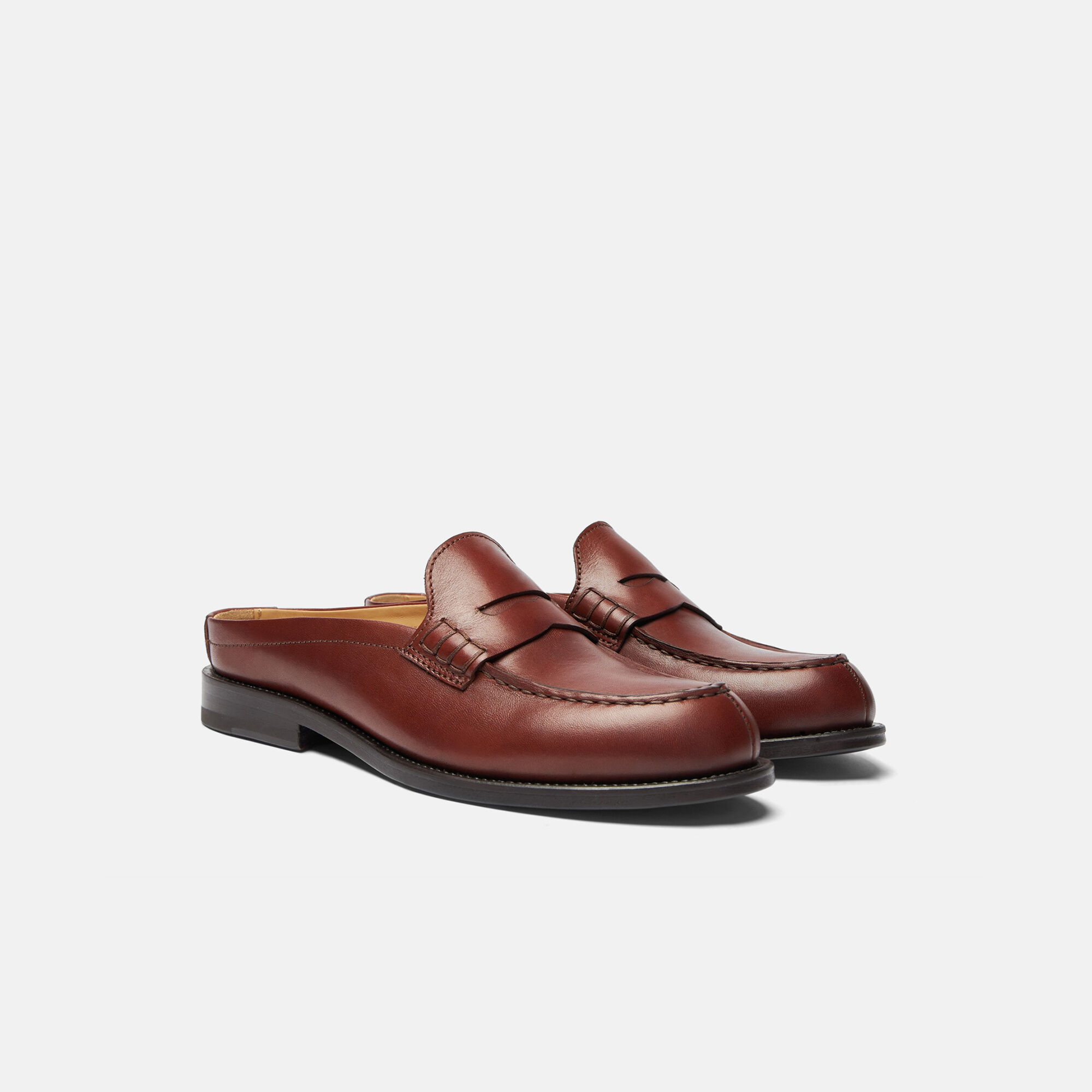 Scarosso Clementina Brown Brown - Calf CLEMENTINAMULE
