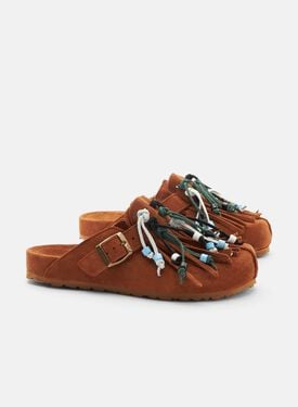 Gea Desert Scarosso: Tan - Suede GEAMULE