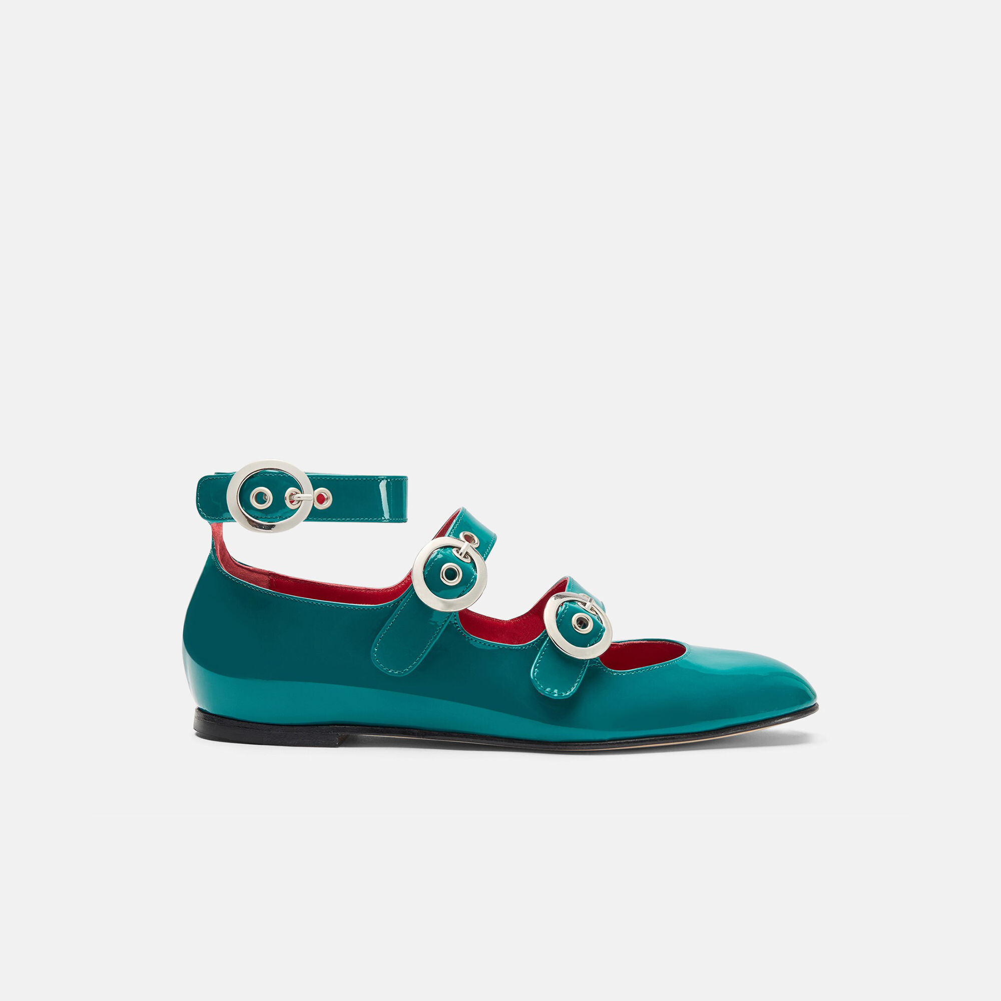 Scarosso Linda II Peacock Patent Peacock Green LINDAIIBALL