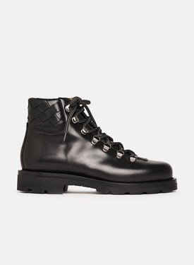 Scarosso Catherine Black Woven Black - Calf CATHERINEBOOT
