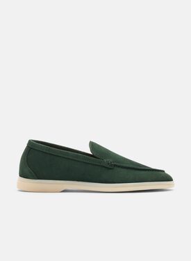 Scarosso Ludovica Green Suede Deep Taupe - Suede LUDOVICALOAF