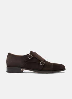Scarosso Gervasio Ebony Light Suede Dark Brown - Calf ERNESTOLOAF