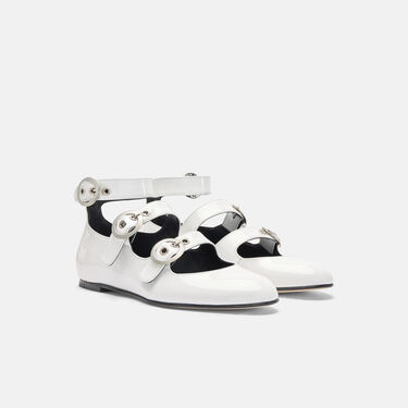 Scarosso Linda II White Patent White LINDAIIBALL