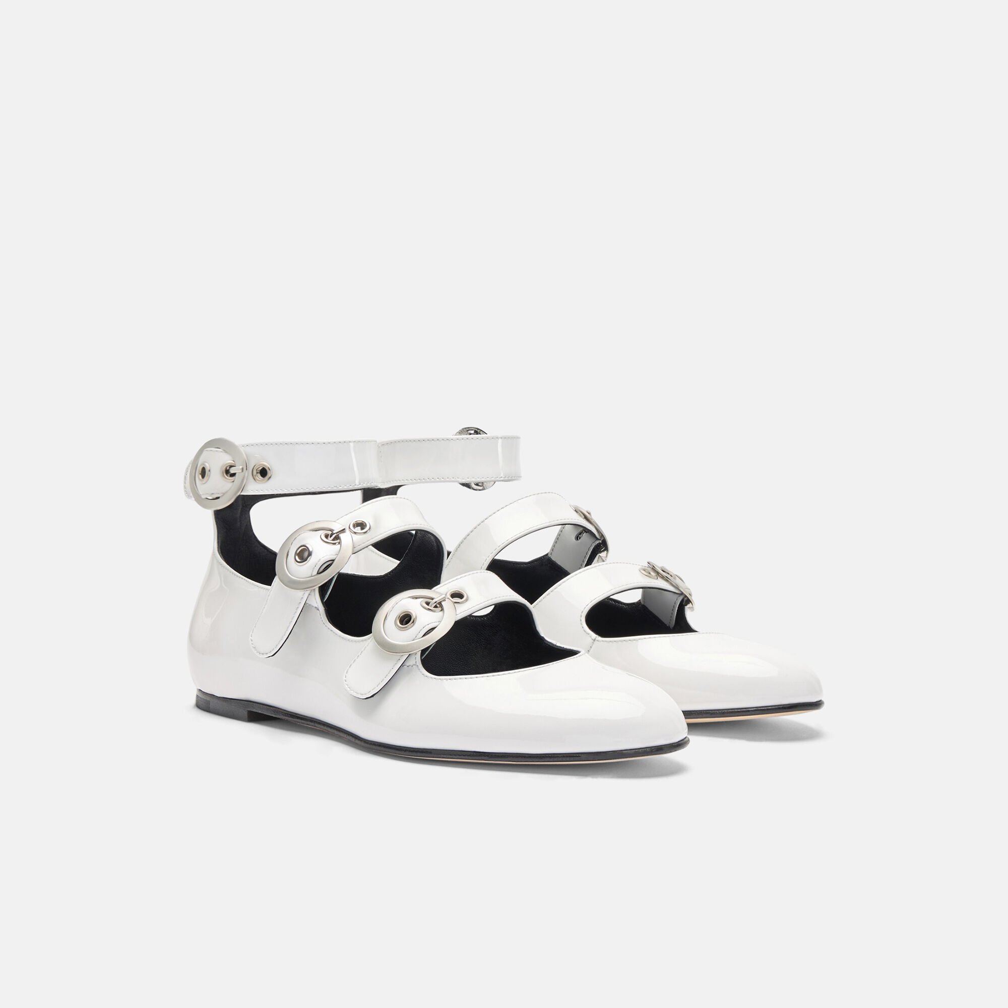 Scarosso Linda II White Patent White LINDAIIBALL