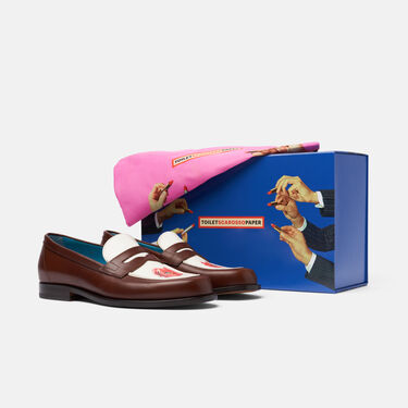 Scarosso Eyes & Roses for Him Brown - Calf TOILETMLOAF