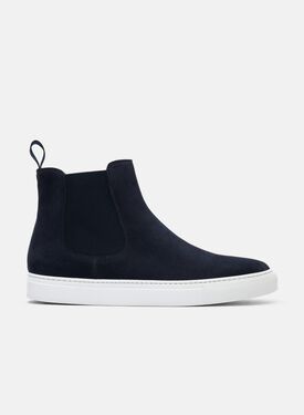 Scarosso Tommaso Blue Suede Intense Black - Calf TOMMASOSNEA