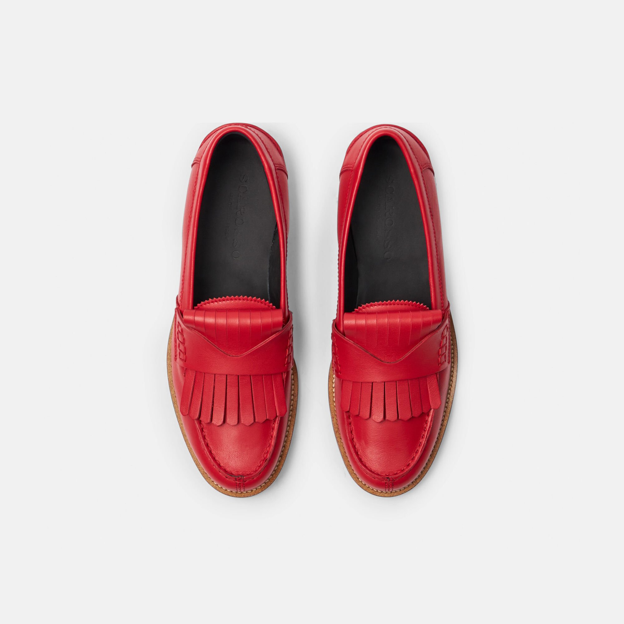 Scarosso Bridget Red Red - Calf BRIDGETLOAF