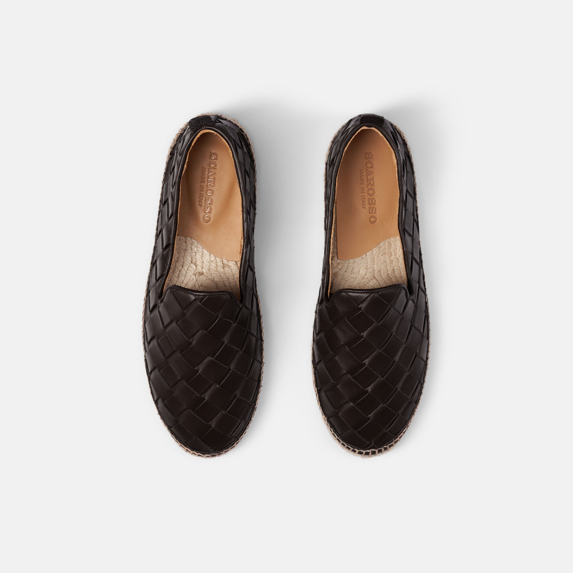 Scarosso Martin Dark Brown Woven Dark Brown - Calf MARTINESPA