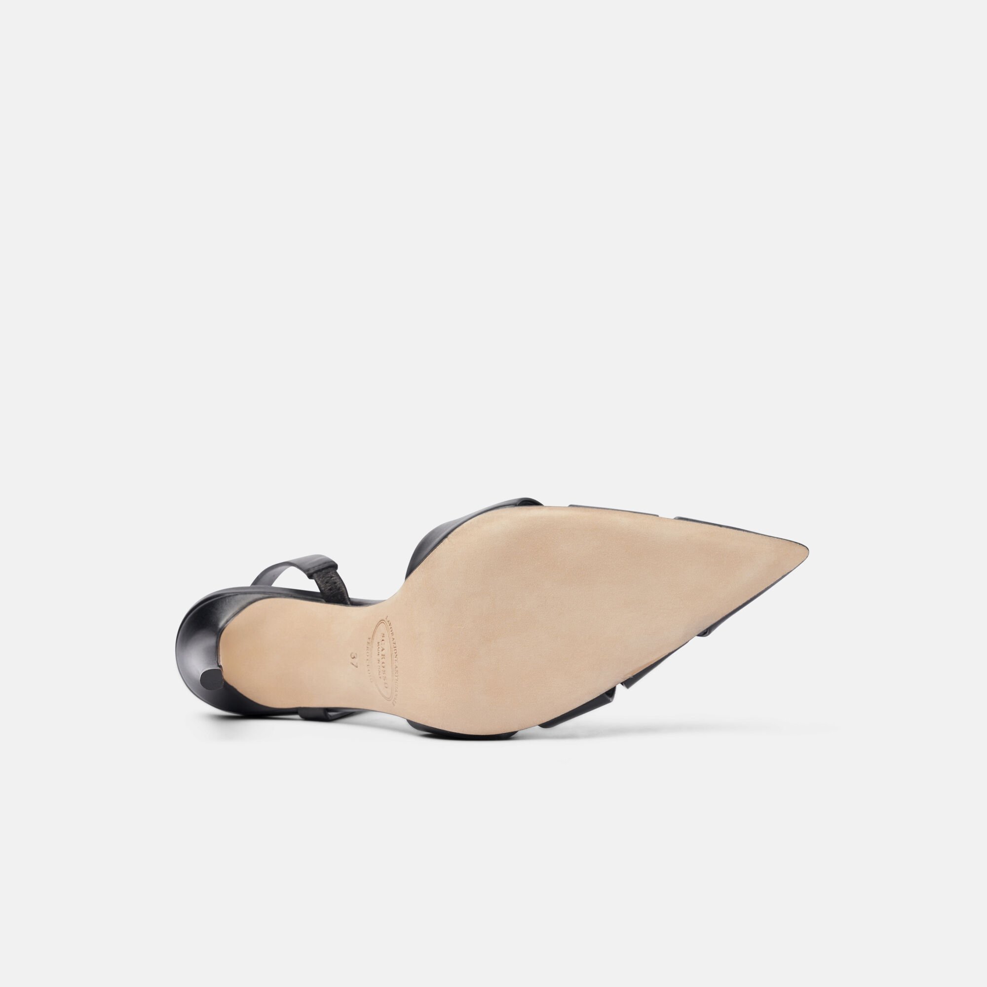Scarosso Athena Noir Noir - Veau ATHENAPUMP