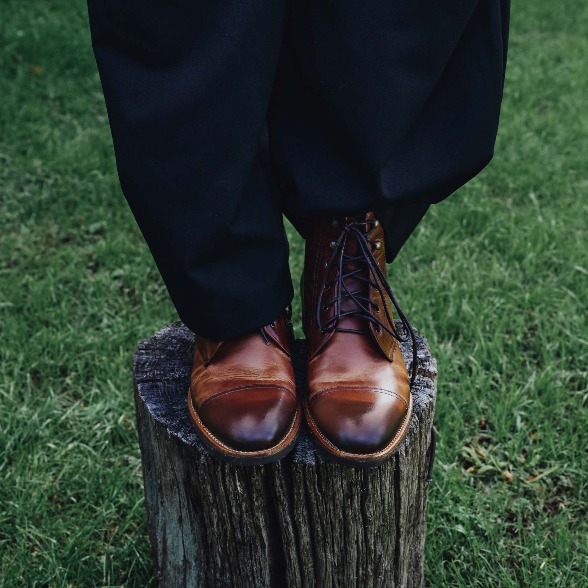 Scarosso Paolo Caramel Dark Brown - Calf PAOLOBOOT