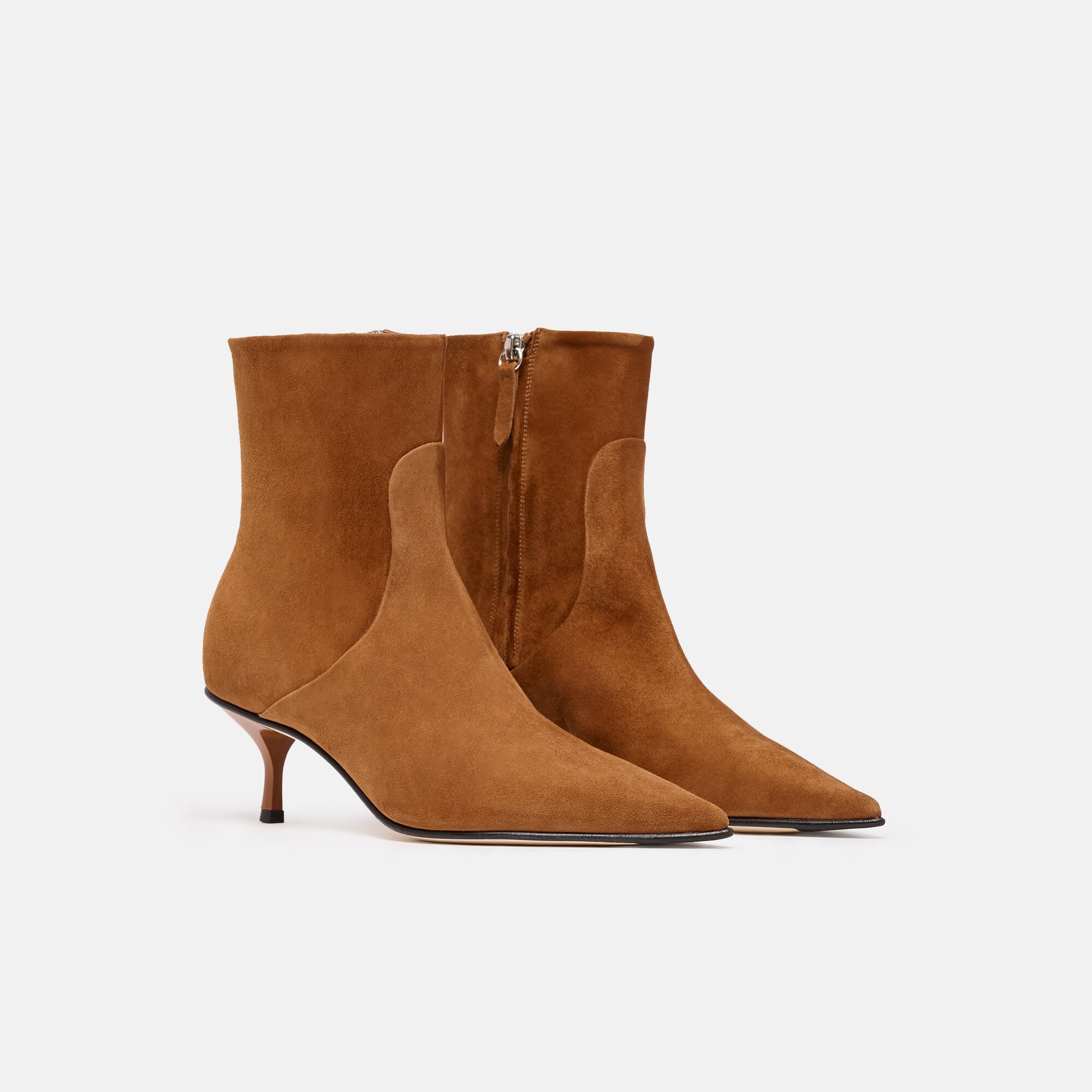 Scarosso Jamie Tabak Veloursleder Tabak – Veloursleder JAMIEANKL