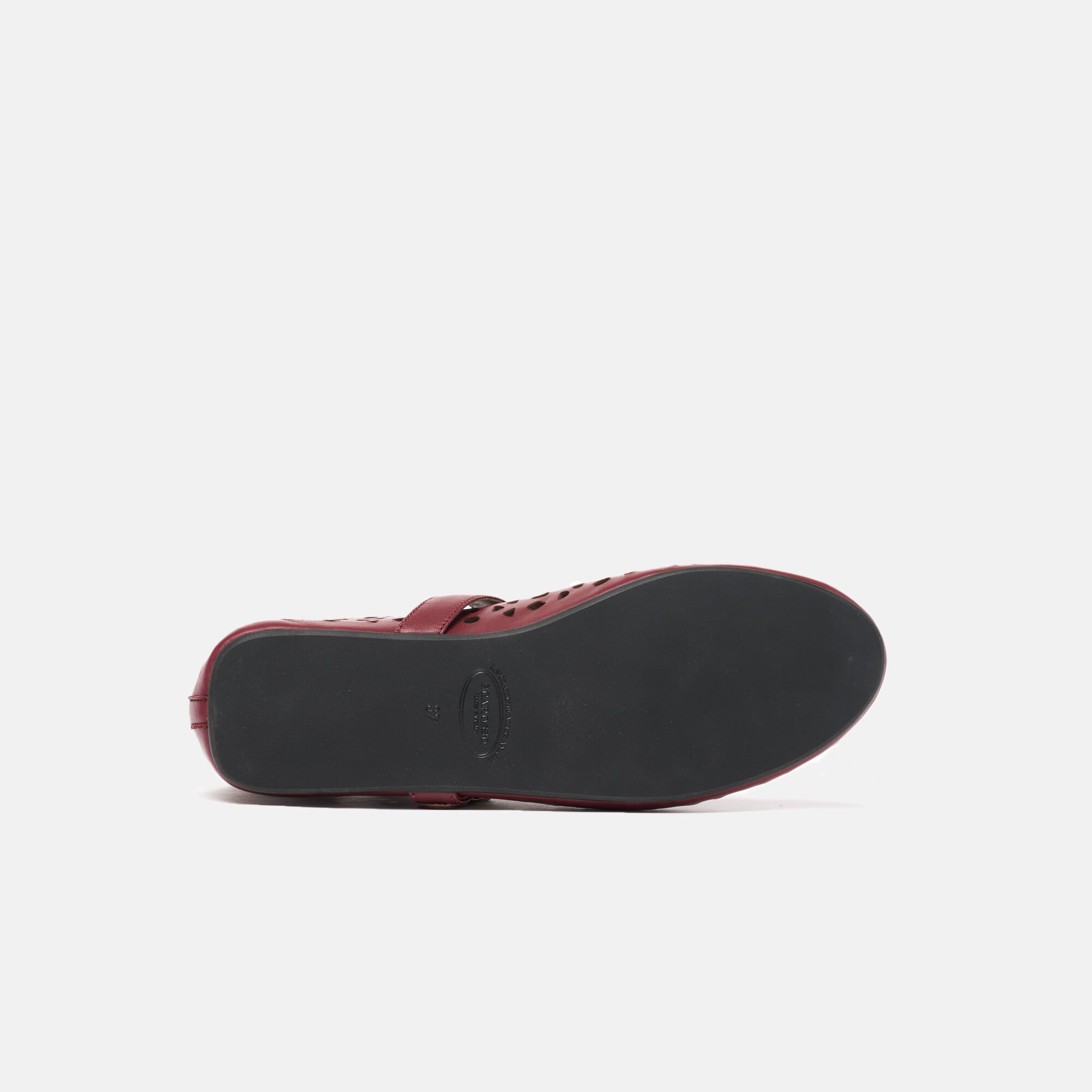 Evelyn Burgundy Scarosso: Burgundy - Calf EVELYNBALL