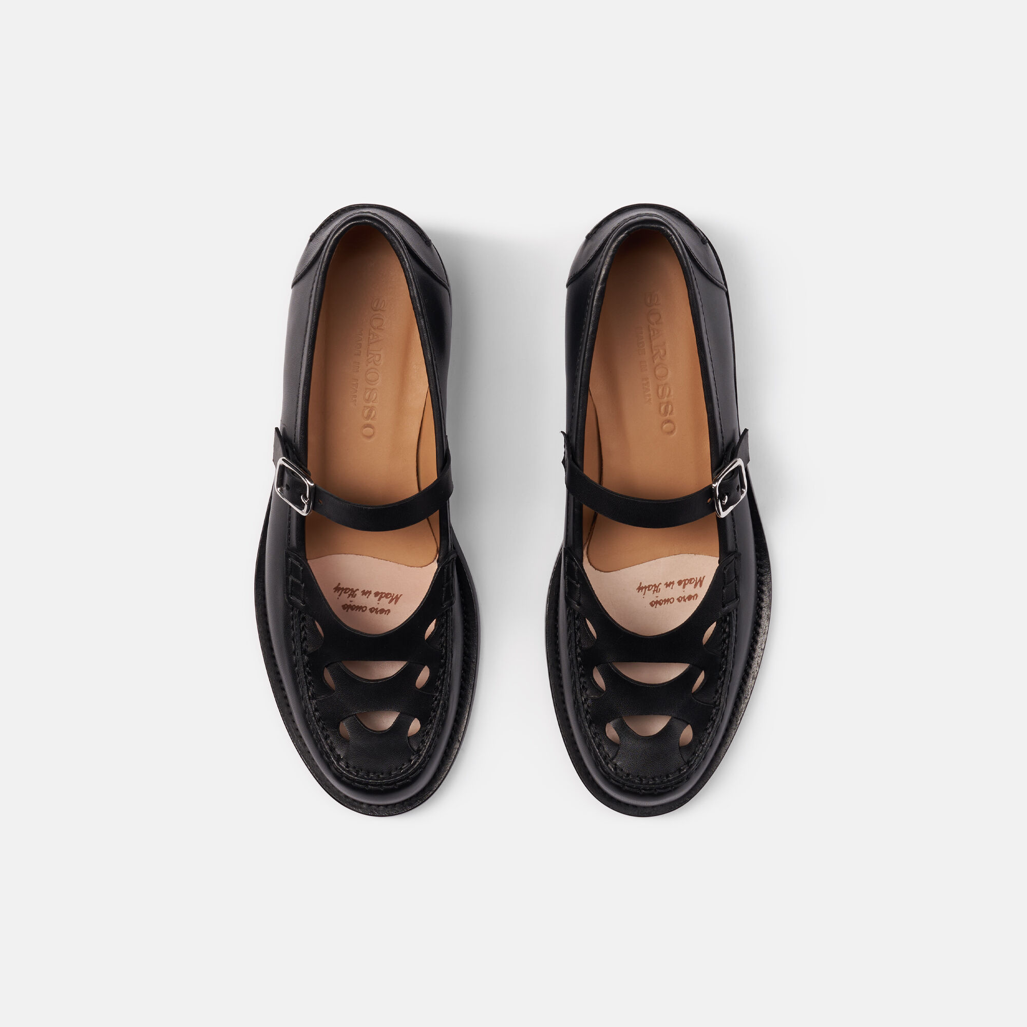 Scarosso Minni Black Black - Calf MINNILOAF