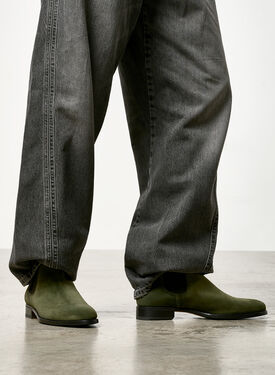 Giancarlo Olive Green Scarosso: Green Suede GIANCARLOCHEL