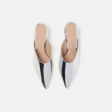 Scarosso Laura Silver Silver - Laminated LAURAMULE