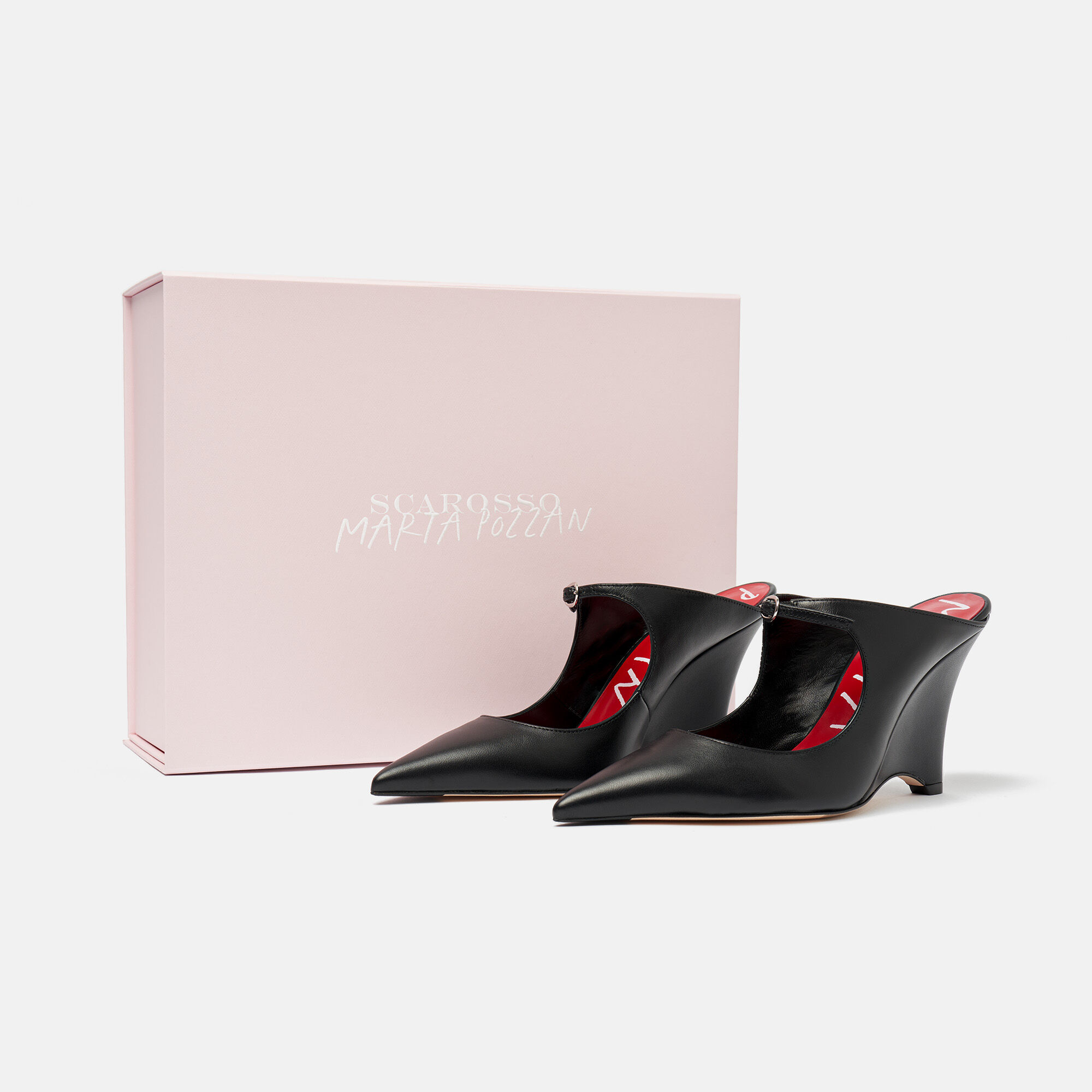 Scarosso Marta II Black Black - Calf MARTAIIPUMP
