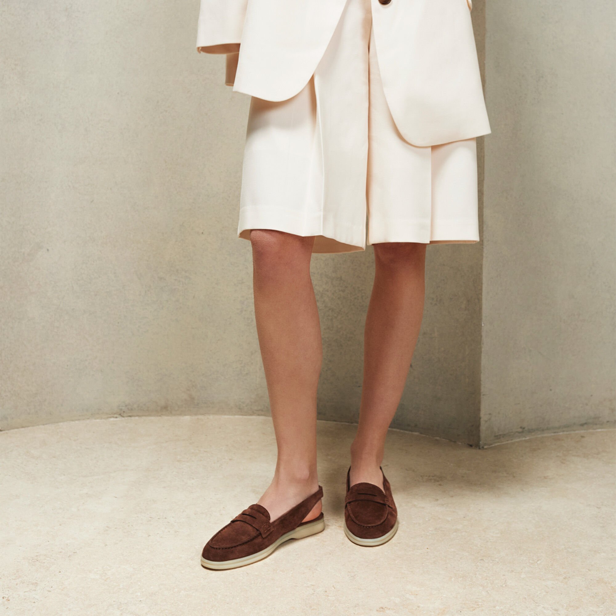 Scarosso Leila Brown Suede Brown - Suede LEILALOAF
