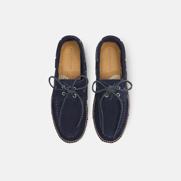 Scarosso Kai Blau Veloursleder Blau - Veloursleder KAIESPA
