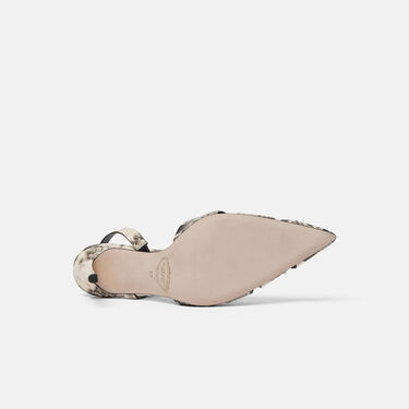 Scarosso Athena Python Grey - Snake-Printed Calf ATHENAPUMP