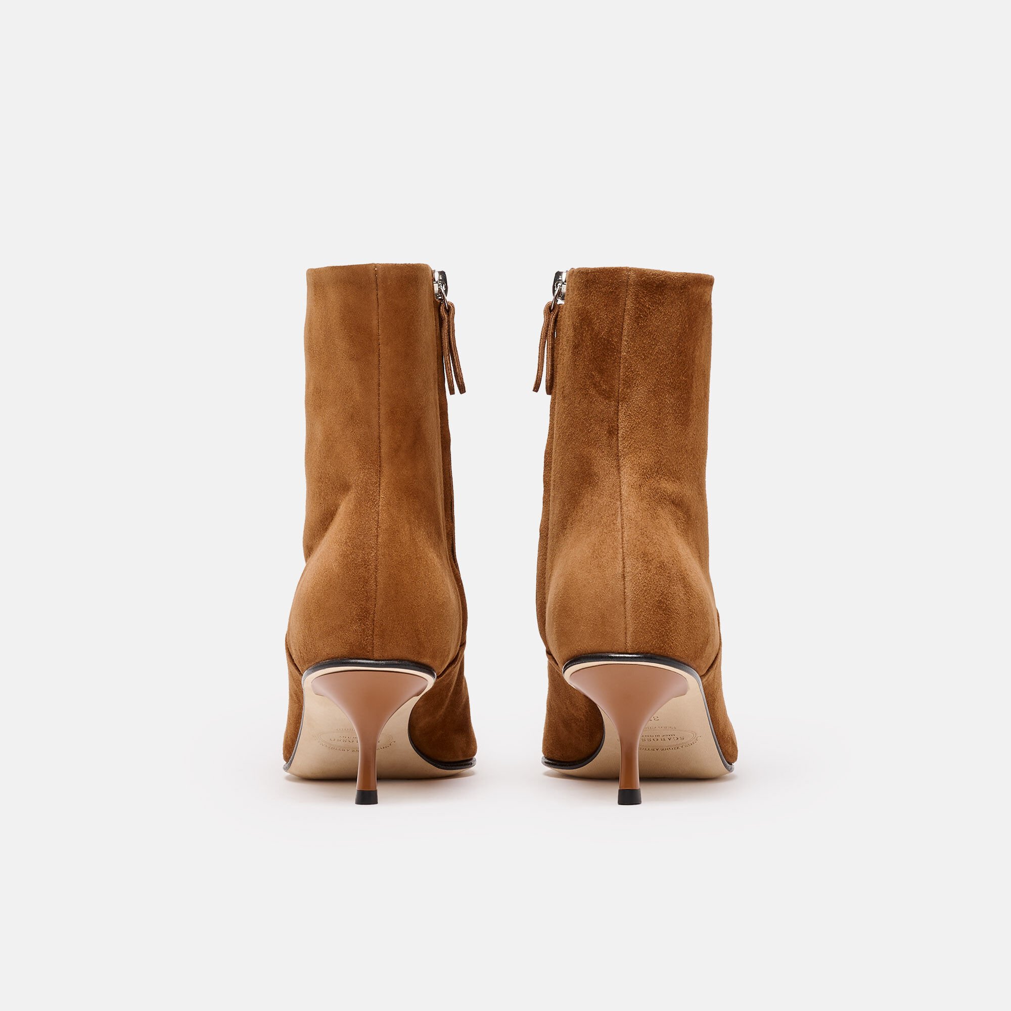 Scarosso Jamie Tabak Veloursleder Tabak – Veloursleder JAMIEANKL