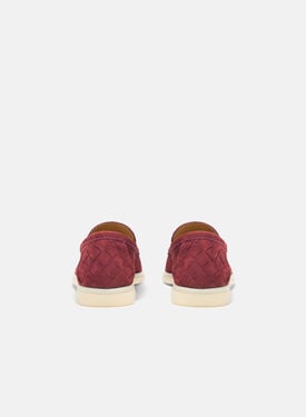 Ludovica Ruby Woven Scarosso: Ruby – Suede LUDOVICAPLOAF