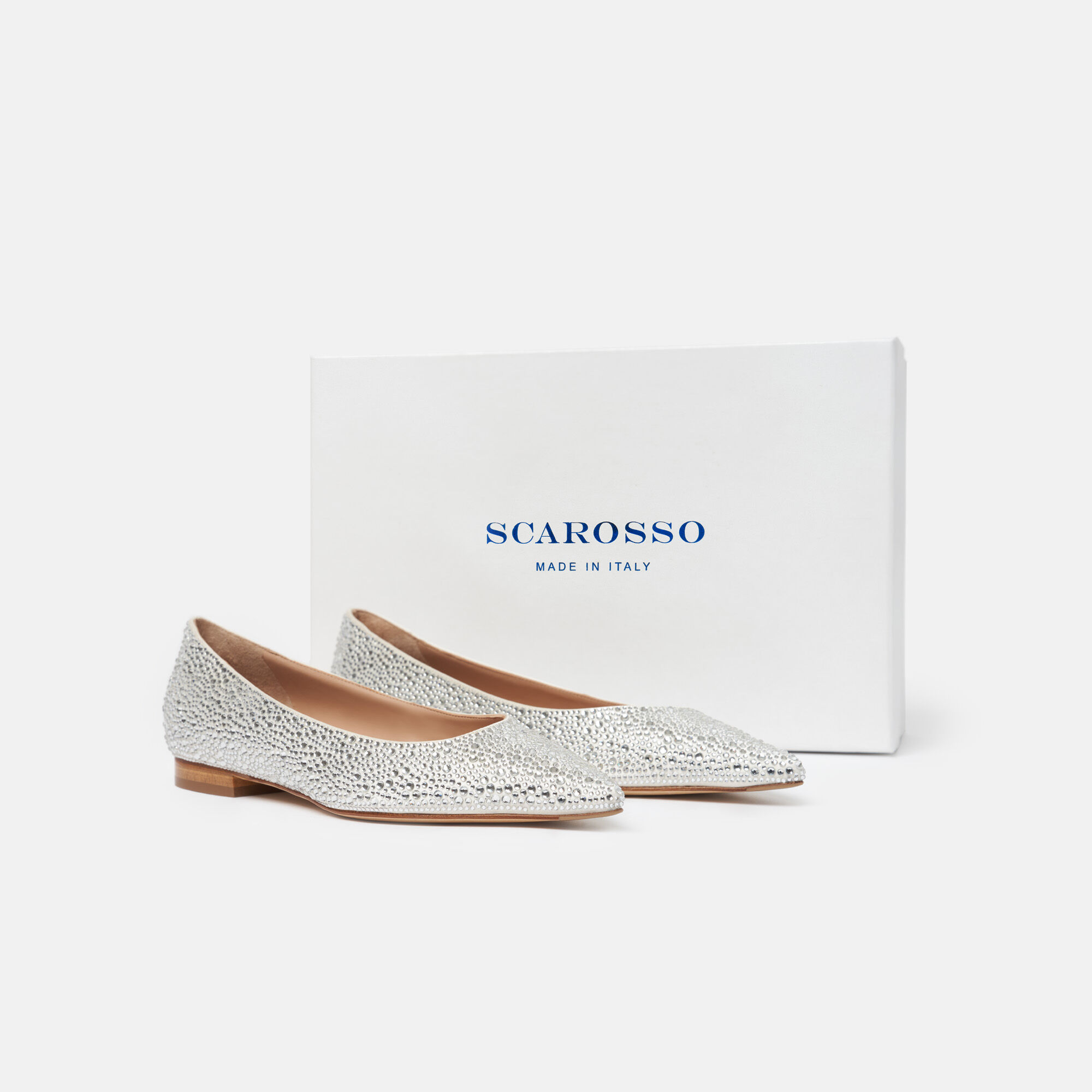 Scarosso Iris Raso Cristalli Bianco - Seta IRISBALL