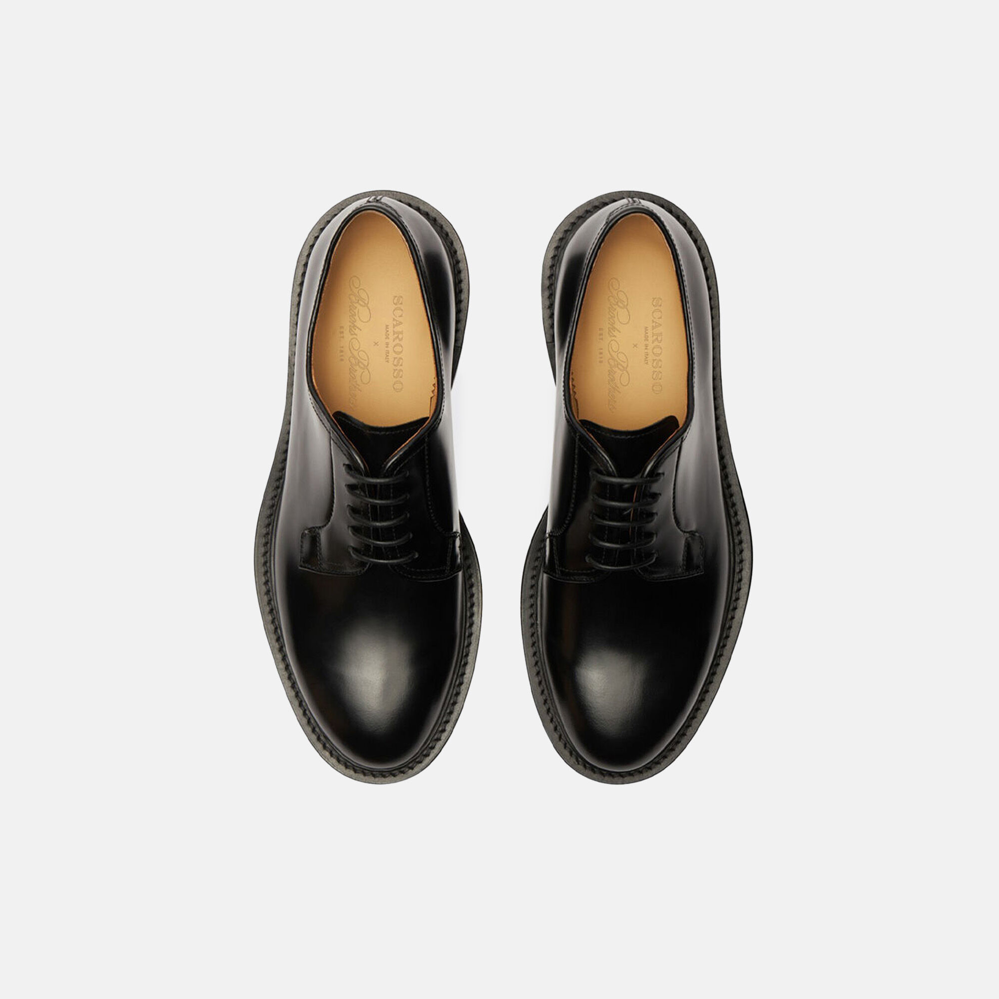 Scarosso Harry Black x Brooks Brothers Noir - Veau HARRYDERB