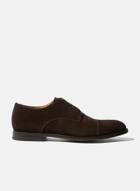 Riccardo Dark Brown Suede Scarosso: BROWN SUEDE RICCARDODERB