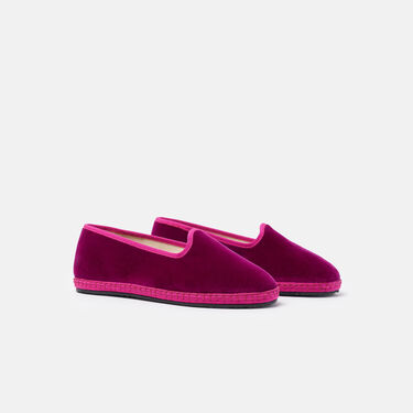 Scarosso Valentina Purple Velvet Purple - Velvet VALENTINASLIP