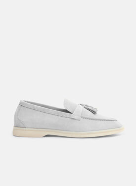 Scarosso Leandra Off White Suede Cognac - calf MONICALOAF