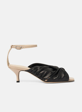 Scarosso Knot Black Silver - Laminated Calf BLAZINGPUMP