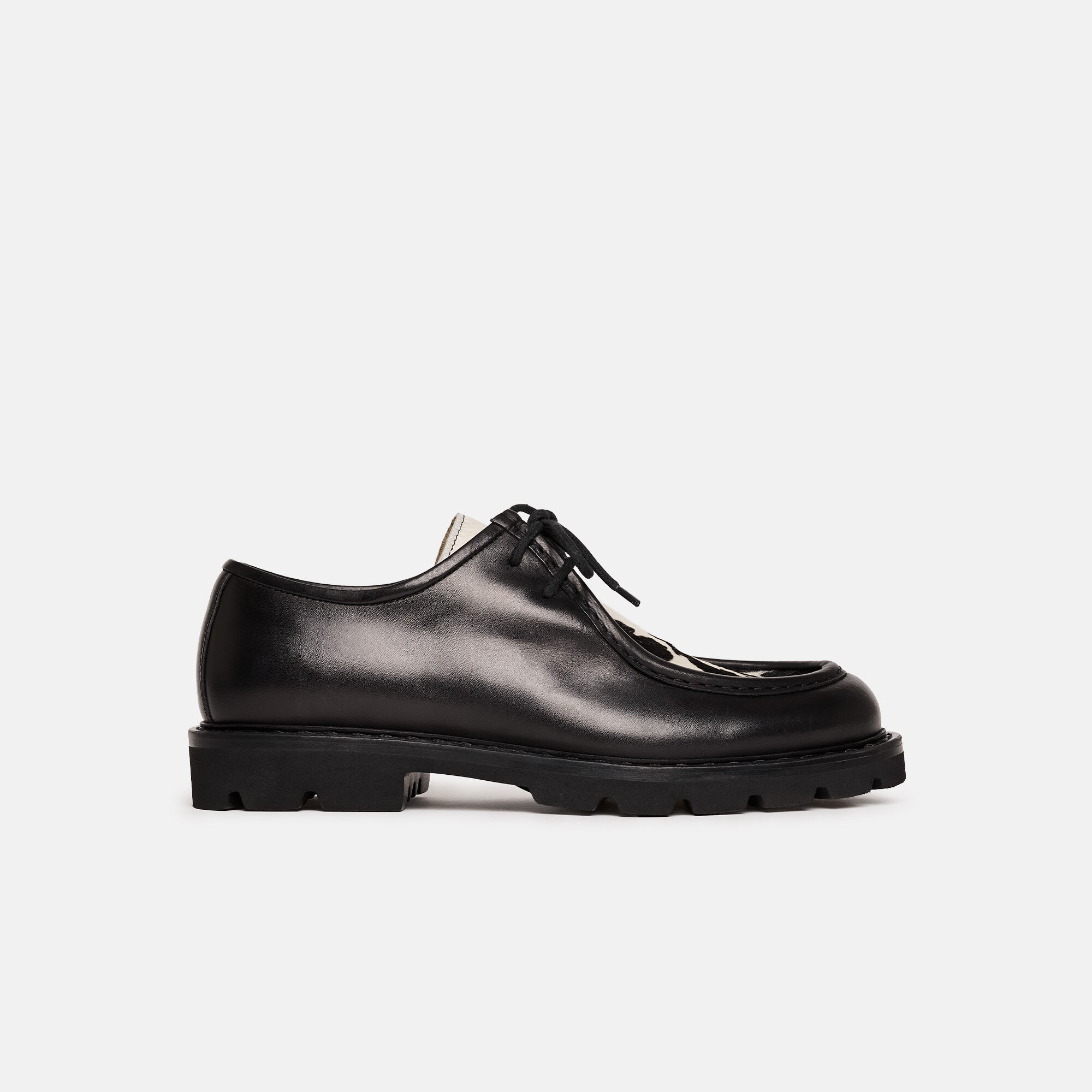 Scarosso Damiano Black Pony Black - Calf DAMIANODERB